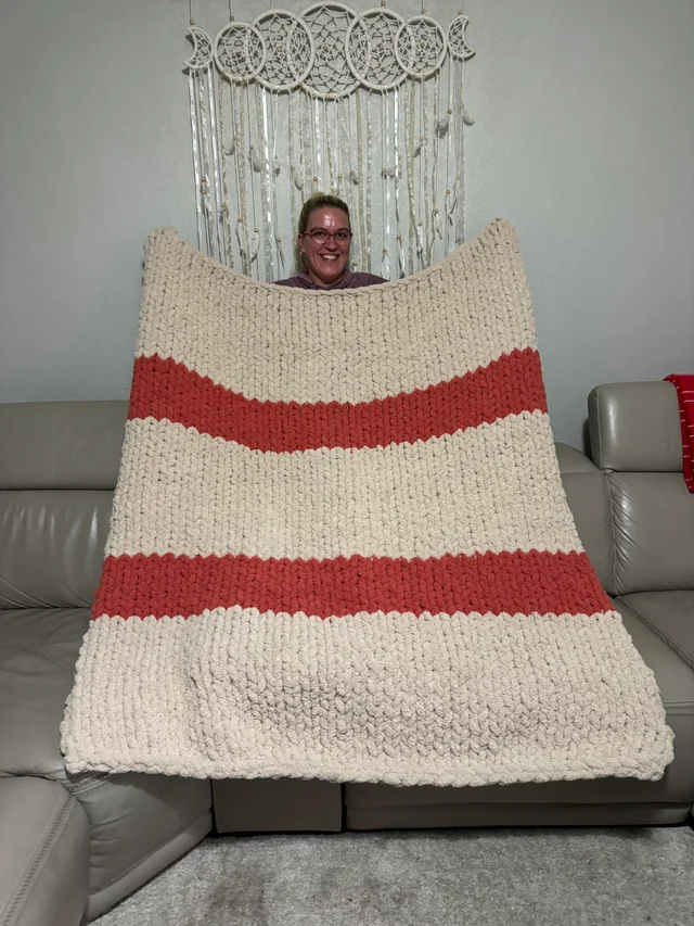 muted sunrise blanket