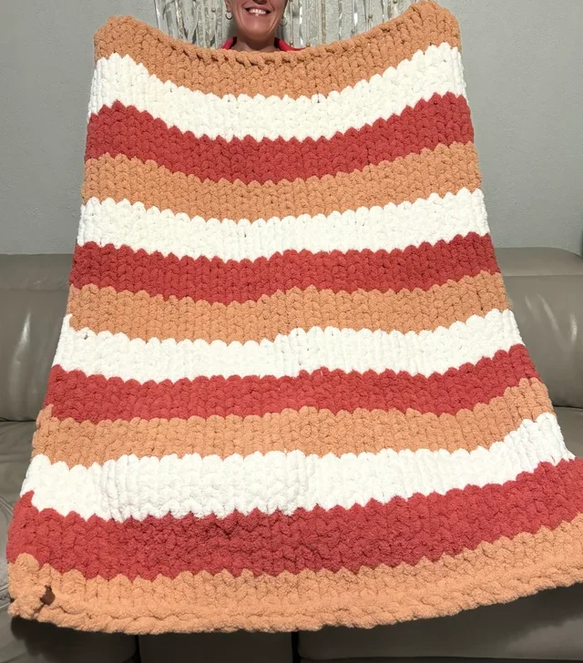 Sunset Knit Blanket